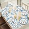96 Pcs Western Cowboy Baby Shower Tableware Set for 24 Guests (Blue)